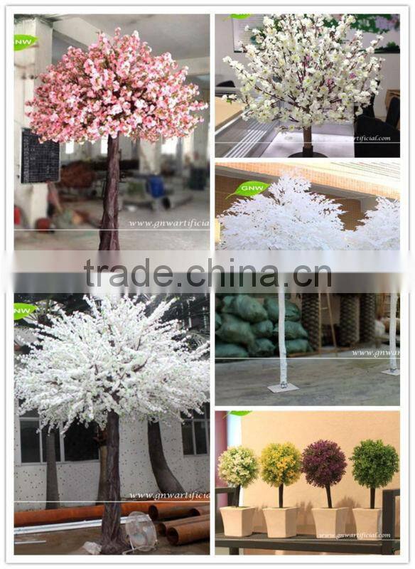 GNW GP001 New 2014 Product Ideas Potted Artificial Plants and Trees Wedding Table Decoration