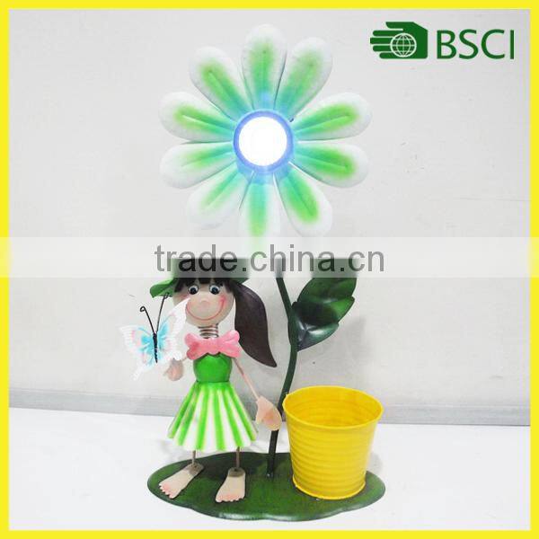 YS14611 beautiful metal waste container for home decoration