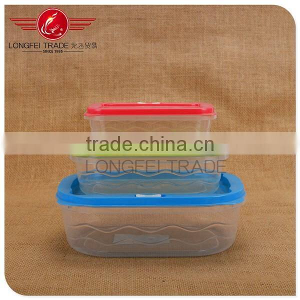 OEM rectangle plastic storage box /Stackable Preserving Box /Crisper