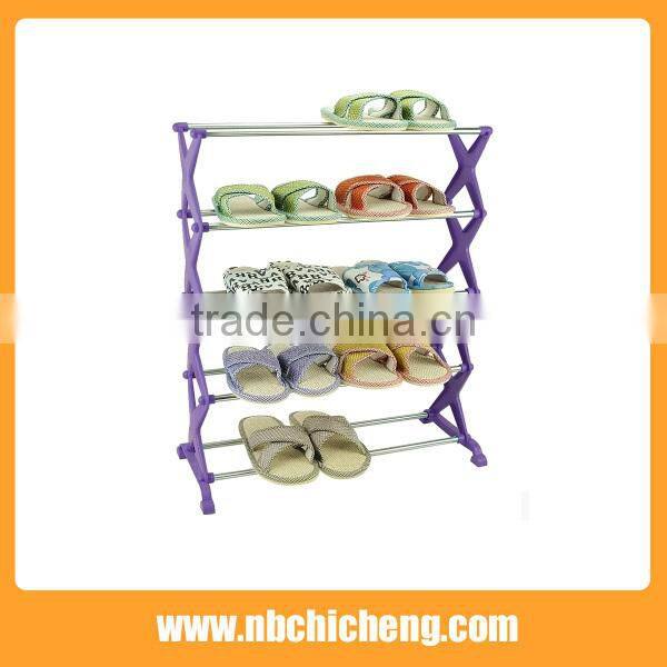 Stainless steel shoe rack plastic shoe rack steel shoe rack