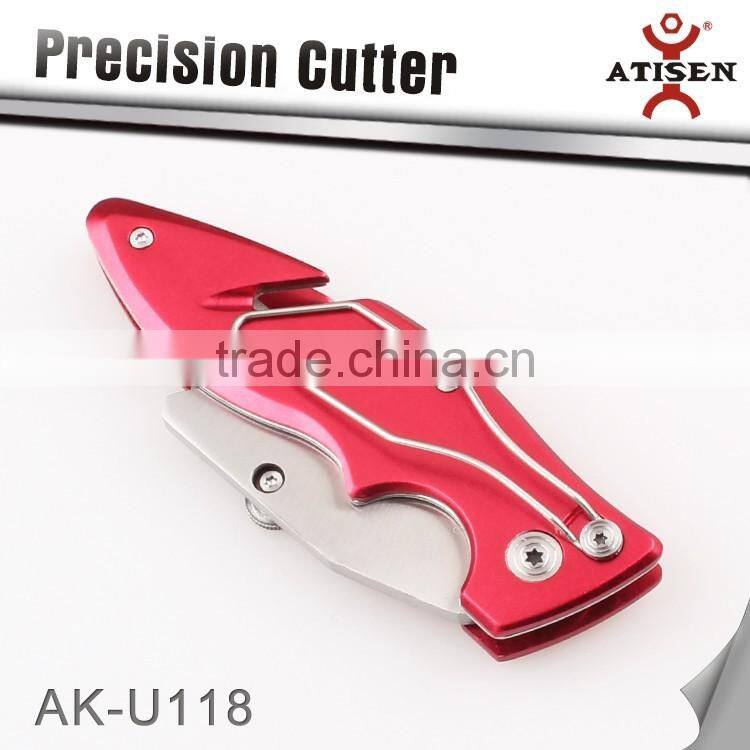 Wholesale Paper Cutter Folding Utility Pocket Knife Cutter With Aluminium Handle