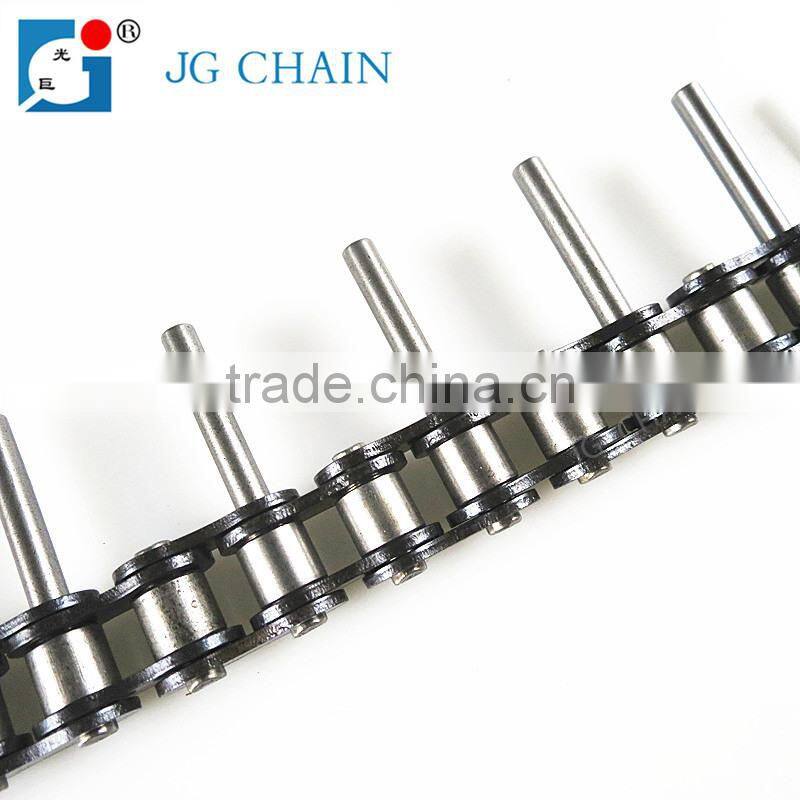 Zhejiang zhuji iso certified chain factory b series alloy steel machine parts roller chain drives