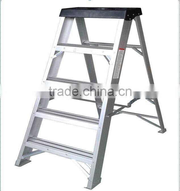 Ladder with tool box