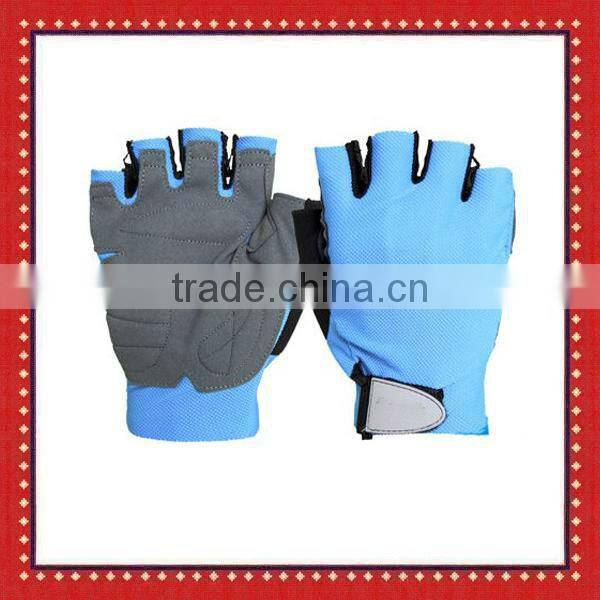 Mesh cloth Fingerless Sport gym gloves ZMA1147