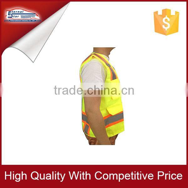 High quality Multi-pockets Reflective Safety jacket
