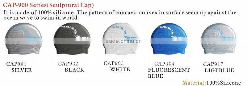 unique swim caps,custom swim caps,sculpture swimming caps