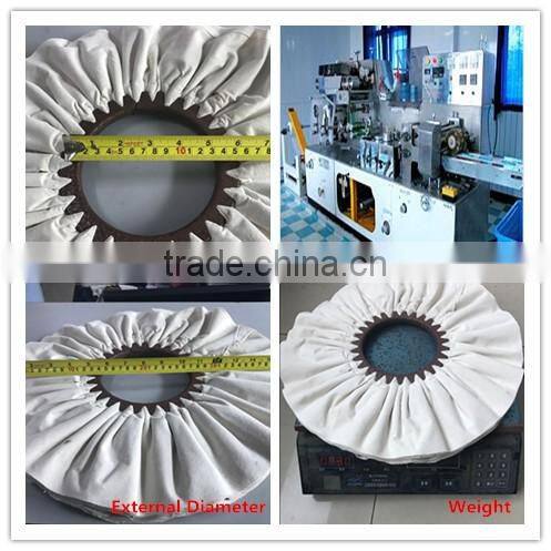 18" Cotton Cloth Buffing Wheel Airway Grinding Polishing Abrasive Fabric Disc Sisal Pad stitched Biased Felt