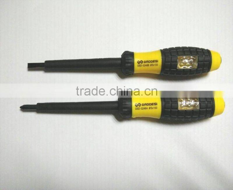 cr-v steel insulation screwdriver with light