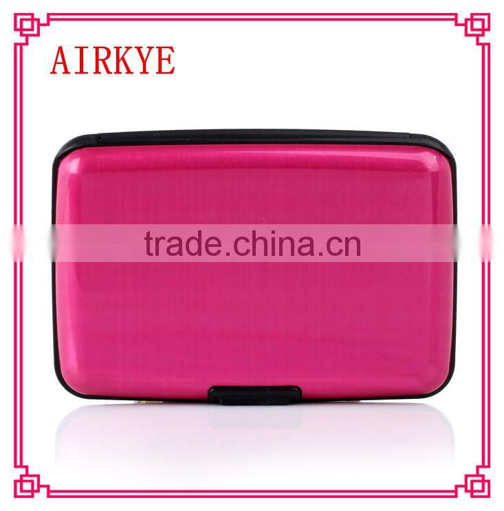 Wonder Colorful Business New Aluminum ID Credit Card Wallet Case Holder Metal