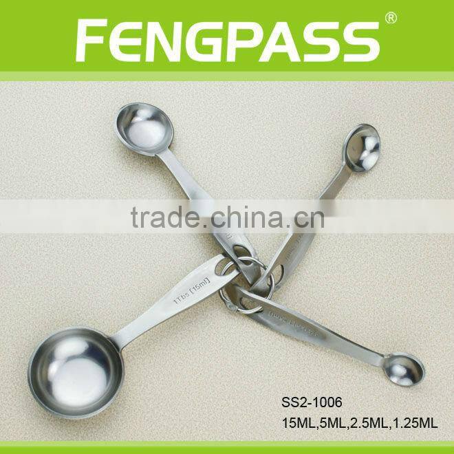 TOP quality stainless steel measuring spoons SS2-1006(6-24-35)