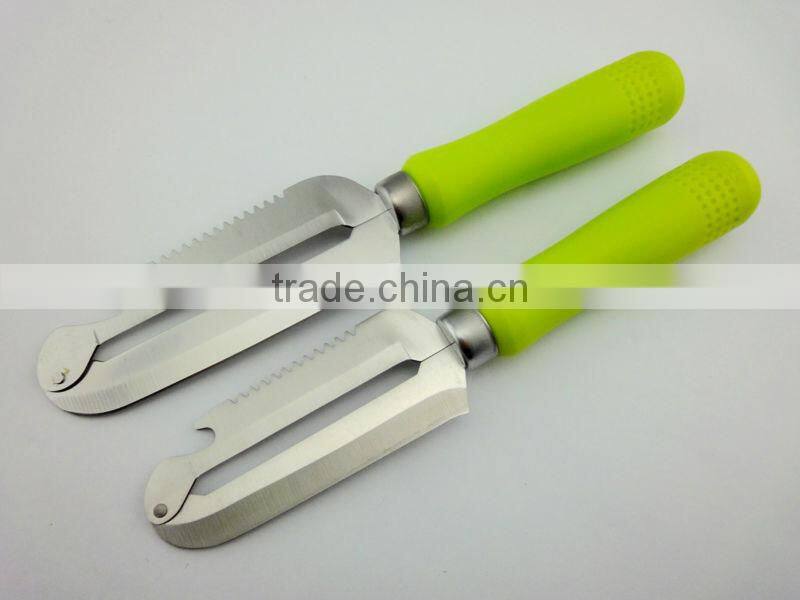 P054 3 in 1multi perpose with cover safe vegetable peeler in small size