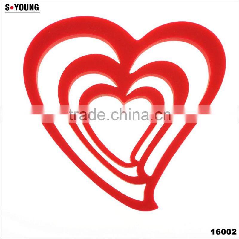 16001 silicone high temperature heat insulation mat kitchenwares silicone mat flexible silicone heating mat