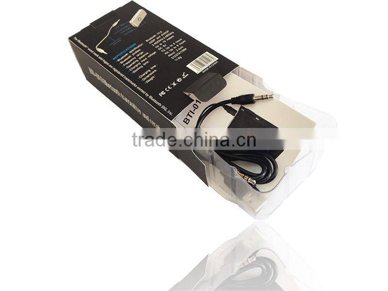 2 in 1 3.5mm jack Stereo HiFi Wireless Bluetooth 3.0 built in Audio Transmitter and receiver