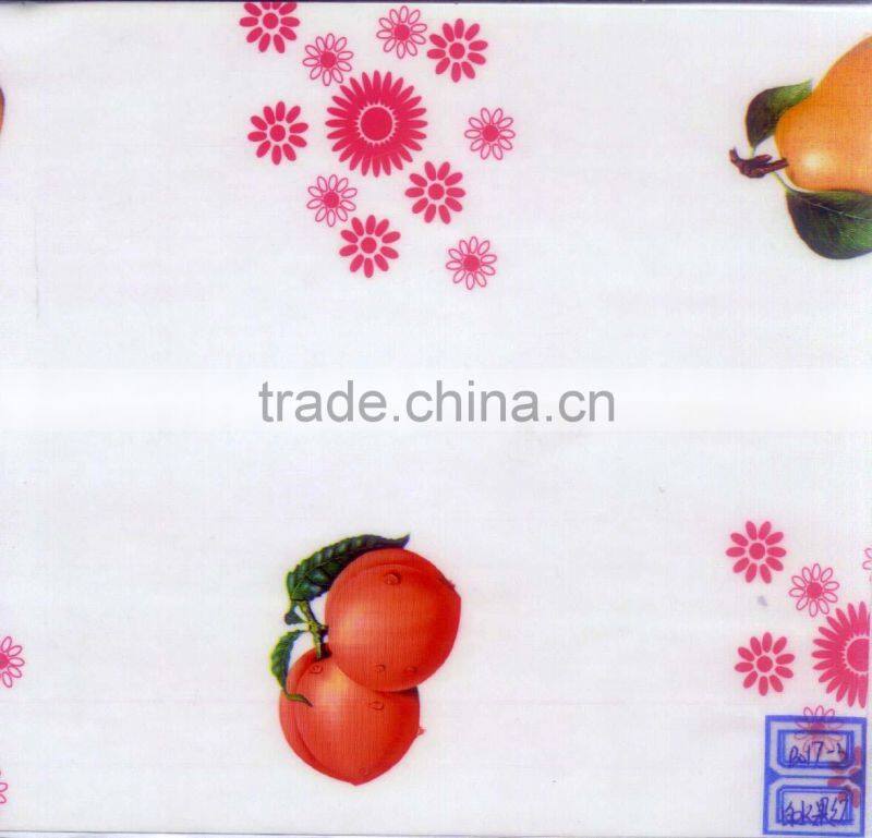 NEW Style Designed HOT SELL Fashion Printed PVC clear table cover cloth