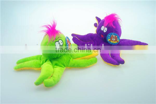 OEM designs plush octopus toys for crane machines
