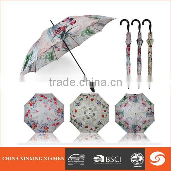 23" Promotional Straight Cheapest Windproof Advertising Umbrella