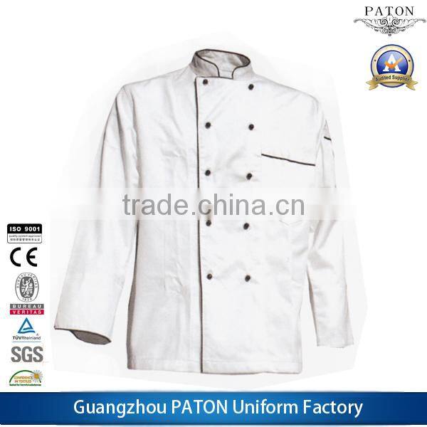 Traditional Chef Uniform for Men, Short Sleeve Chef Coat For Cook Ware