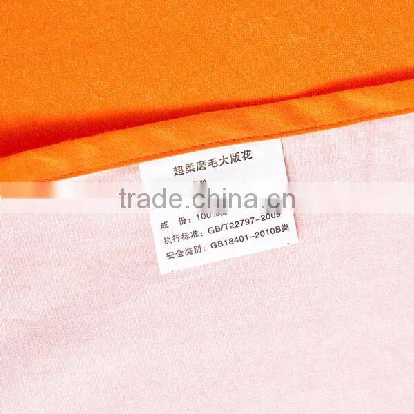 2015 China 100%cotton bedding sheet set fabric