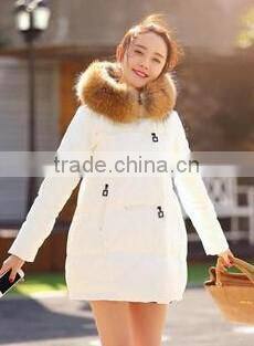 GZY wholesale pink coat fur hood at low price