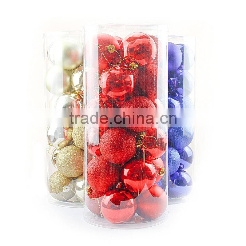 Christmas Decoration Supplies Type Colorful Custom Christmas Ball