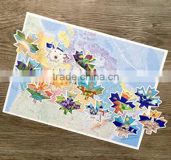Custom high quality embroidered Canadian maple leaf patch for clothes embroidery patch made in china choose size/color