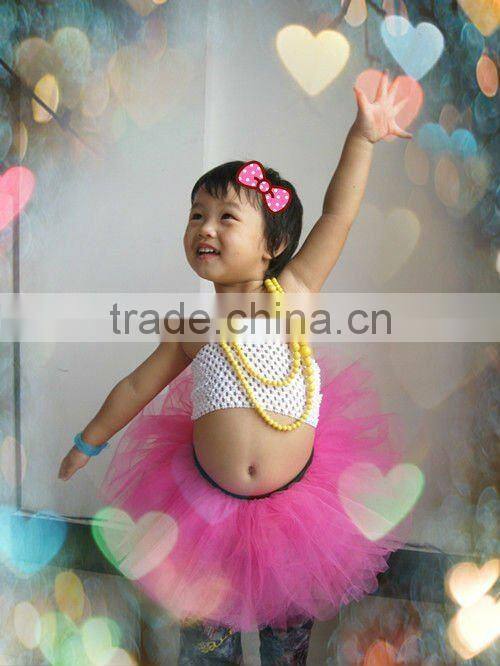 hot sell 5layer kid girls puffy dance tutu