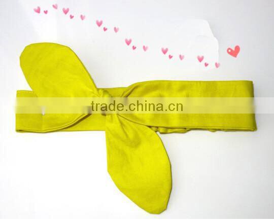 Fashion Style Baby Cotton Headbands Bow Tie Baby Girl Accessories