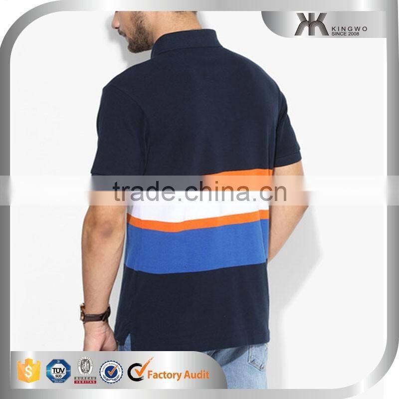 Mens Polo T-shirts Latest Stylish Polo T shirt Fashion Strip T-shirt, Men's Clothing