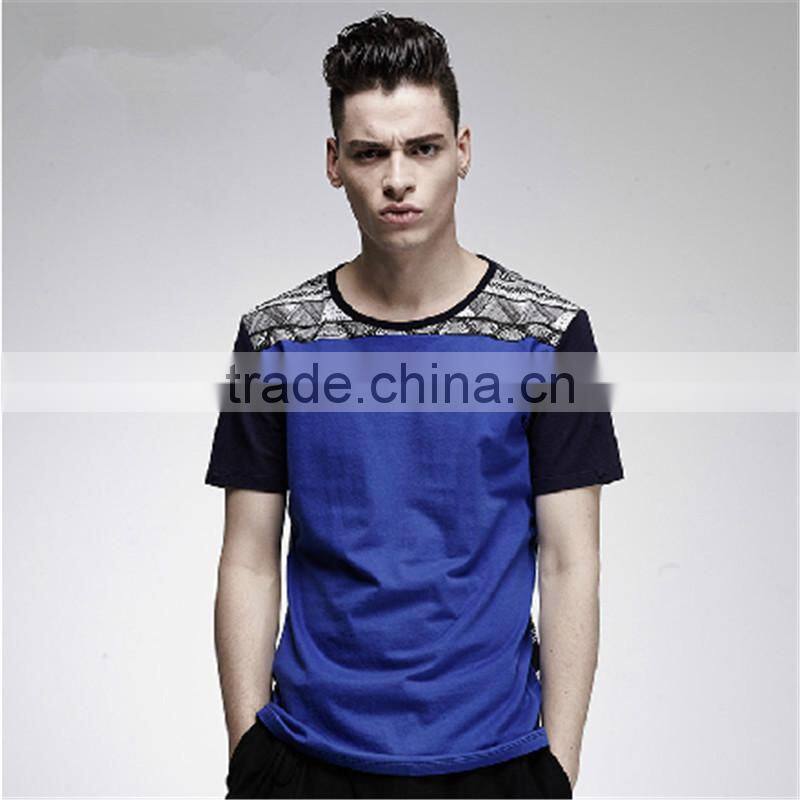 New Model Men's T-shirt Printing, Clothes Men Fashion Picture With Custom Garment