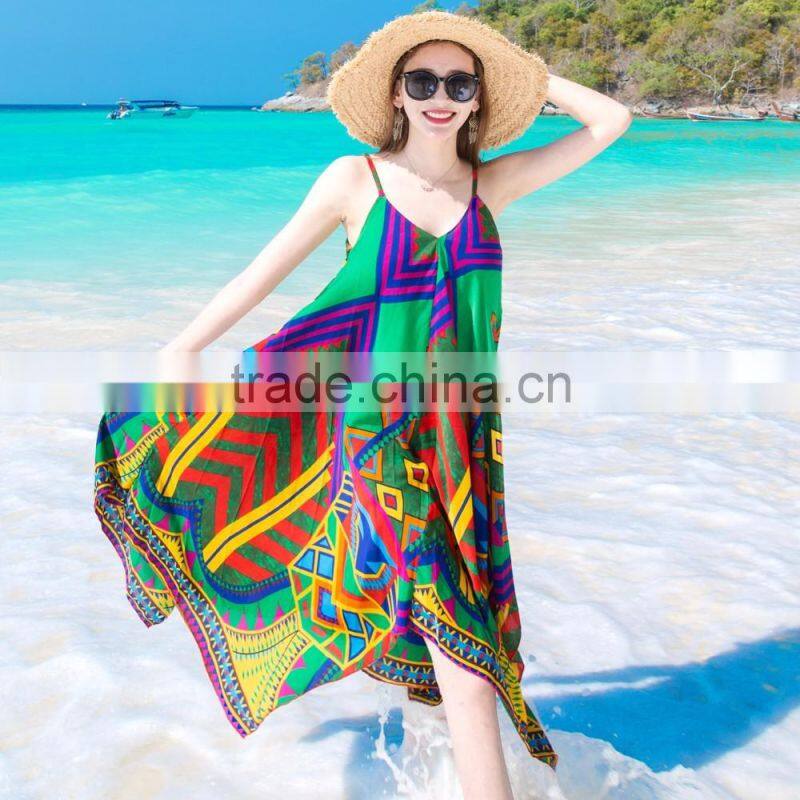 Z&M woman sexy beach dress kaftan beach dress beach party dress