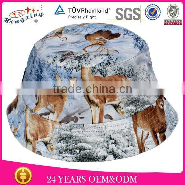 Wholesale Cheap Short Brim High Quality Custom Fashion Camo Bucket Hat