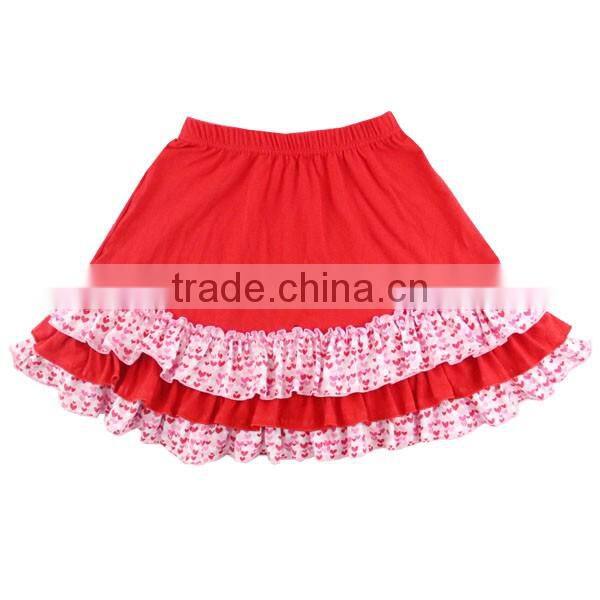 2017 wholesale summer fashion new design ruffle skirt children mini skirt baby clothes