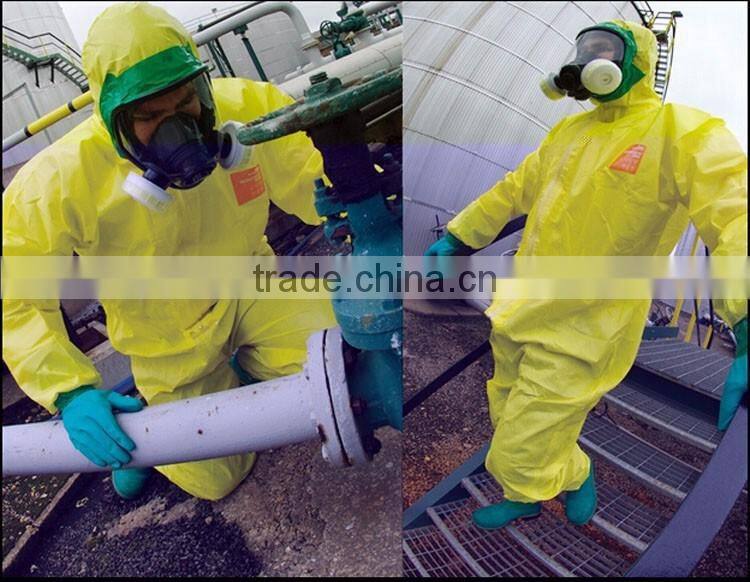 Juqian 2016 sulfuric acid alkali mercury one piece plastic chemical Safety protective clothing