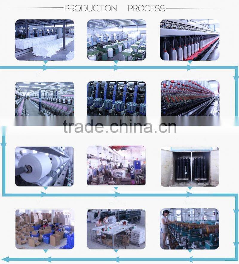 20/2 20/1 dyed pattern | white 100% polyester spun hank yarn for sewing clothing