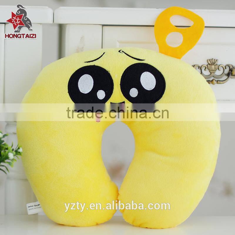 cute carton animal design u shape plush neck pillow