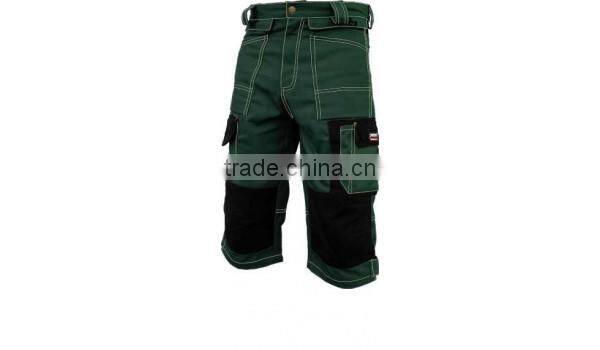 PESSO Canvas polyester cotton green workwear bibpants