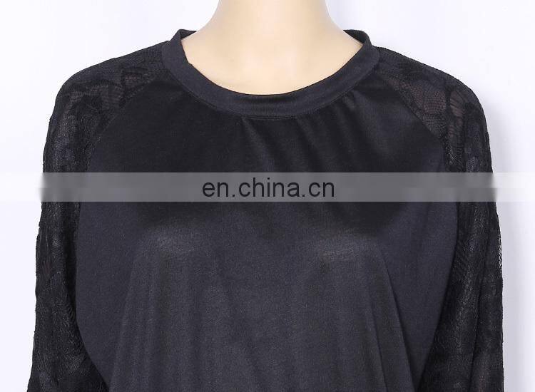 2016 New arrival Any Size Fashion Black women's coat