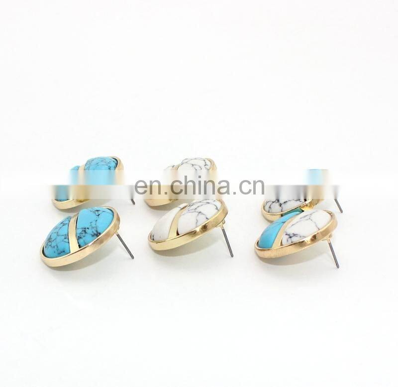 turquoise stud earrings
