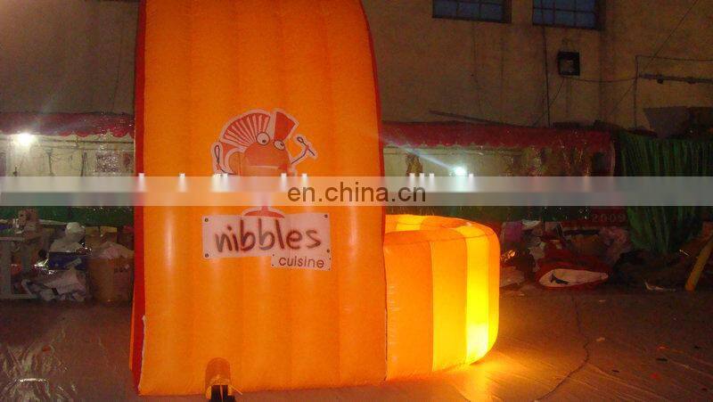 new style popular led light used inflatable spray booth for sale