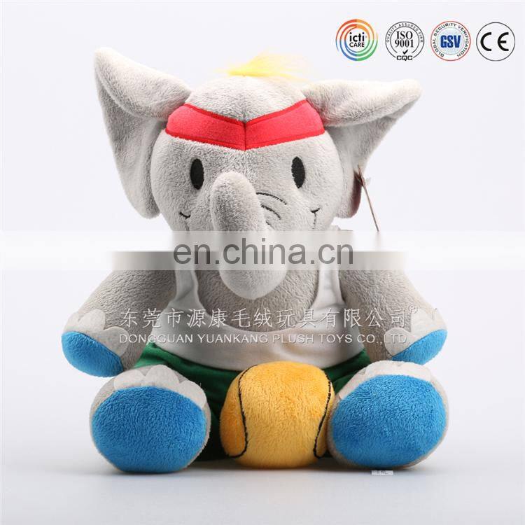 simulation small elephant plush toy mascot doll baby sleep pillow pattern
