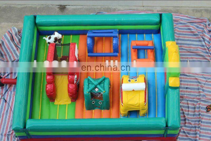 Bargain sale endless fun and populare commercial grade vinyl tarpaulin giant inflatable amusement park FU036 in stock