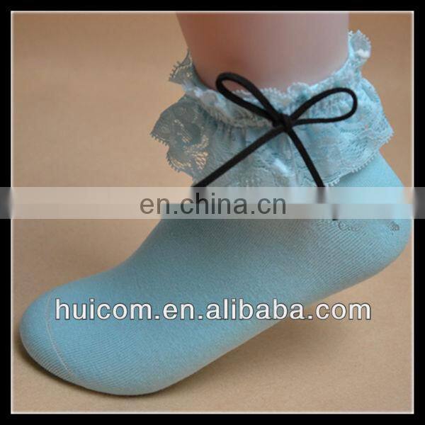 white lace sock