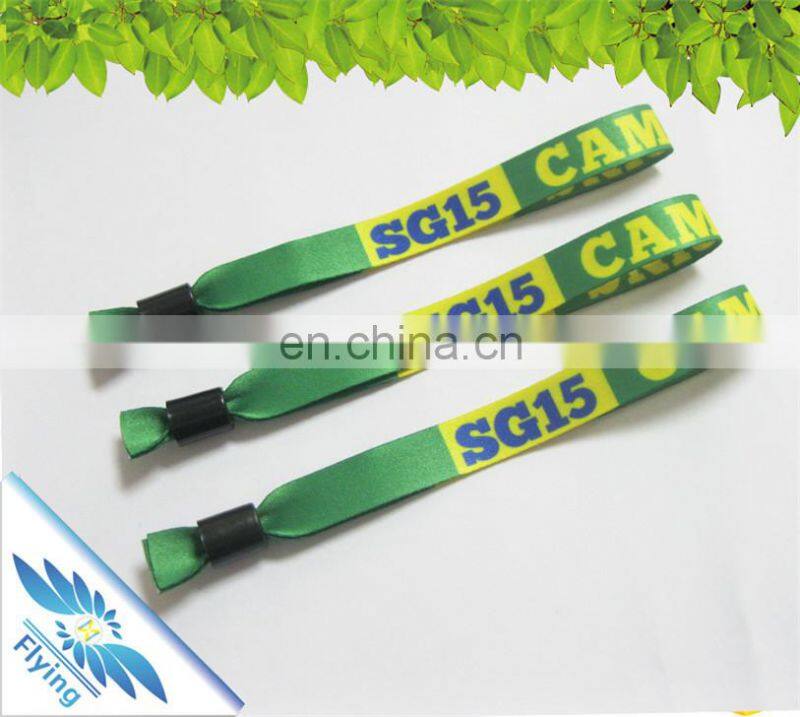 Fashion Polyester sublimation Bracelet As Giveaway Gifts