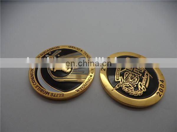 Promotion hot sale euro style souvenir soft enamel 3D logo metal coin