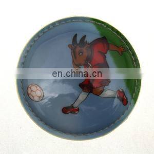 alibaba hi-quality printable customised round plastic badge