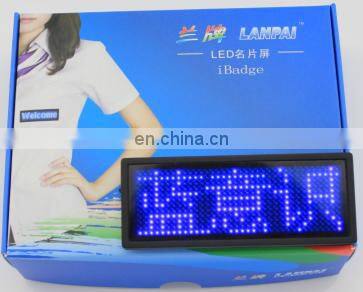 hot seller led Name Badges With Logo for customer