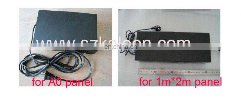 DC24V used on bus, 100*800cm white el backlight panel