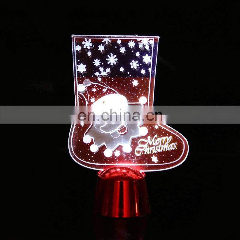 2016 Chirstmas 3D led night light newest products night light