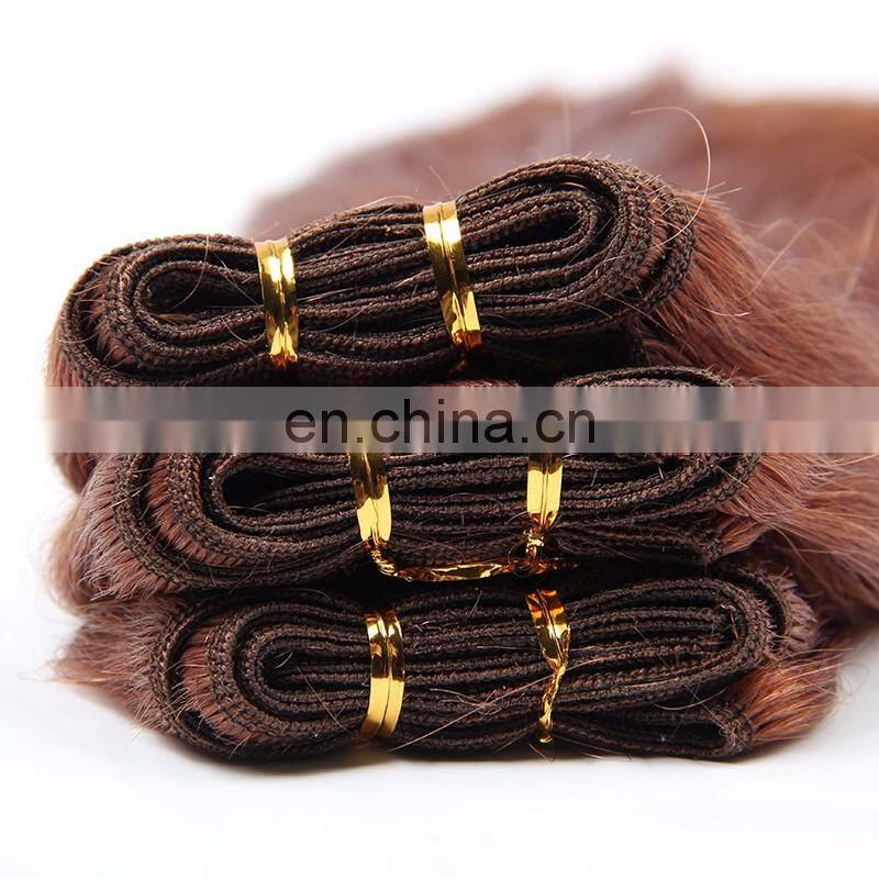 Ideal hair White Women Human Hair Ponytail Kinky Straight Hair Weft
