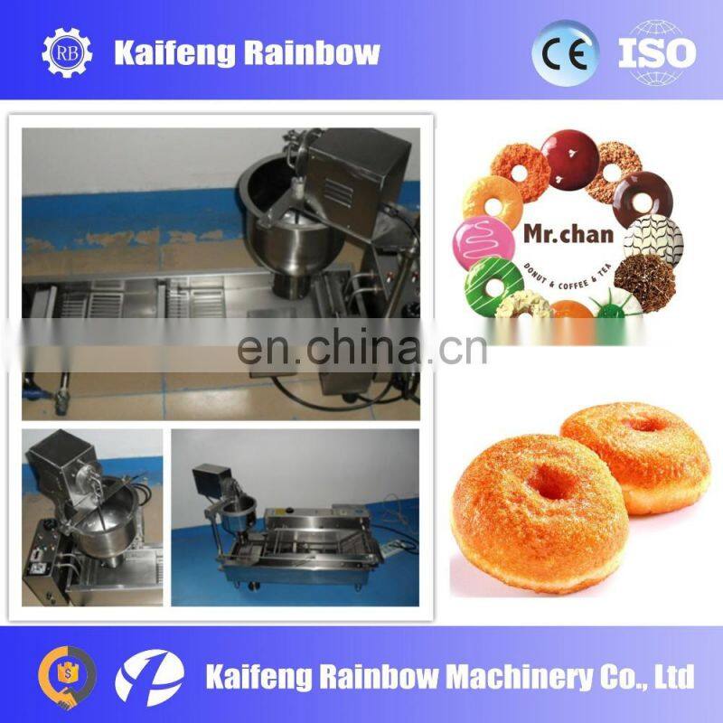 Best Selling New Condition three size mini donut making machines/automatic donut machine with fryer